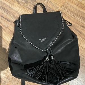 Victoria Secret Studded Flap Backpack